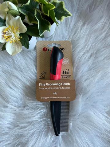 Flamingo Fine Grooming Comb voor honden beschikbaar voor biedingen