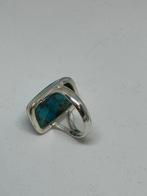 Maat 20 Zilveren Ring met Natuurlijke Turkoois, Overige kleuren, 20 of groter, Info@zilverenedelstenen.com, Nieuw