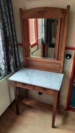 Antieke make-up kaptafel marmeren plaat, Antiek en Kunst, Ophalen