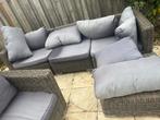 Loungeset tuinset veel kussens, Tuin en Terras, Ophalen of Verzenden, Zo goed als nieuw