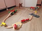 Houten Treinbaan - Boerderij Thema, Ophalen of Verzenden, Duw- of Trekspeelgoed