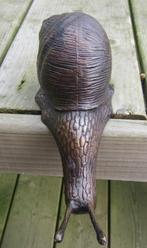 SLAK / bronzen beeld / RANDHANGER, Tuin en Terras, Tuinbeelden, Nieuw, Info@huisentuindecoratiemarie.nl, Dierenbeeld, Huis en tuin decoratie Marie