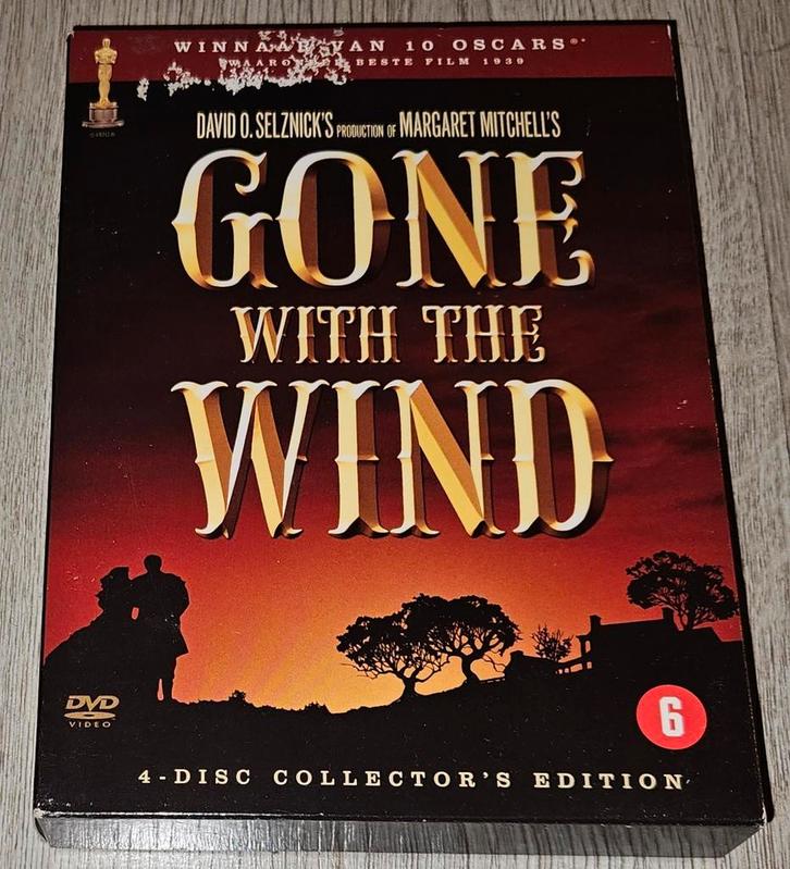 Gone With The Wind - 4 Disc Collector's Edition DVD, Cd's en Dvd's, Dvd's | Documentaire en Educatief, Zo goed als nieuw, Oorlog of Misdaad