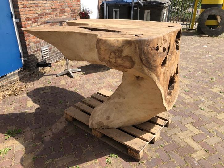 Statafel suar uniek eyecatcher, Huis en Inrichting, Tafels | Eettafels, Nieuw, 200 cm of meer, Vijf personen of meer, Overige vormen