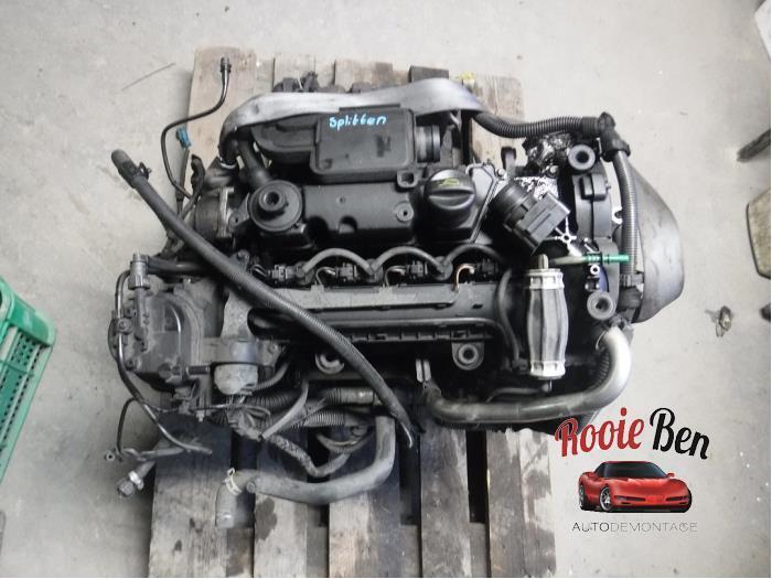 Motor van een Peugeot 206, Auto-onderdelen, Motor en Toebehoren, Peugeot, Gebruikt, 3 maanden garantie, Ophalen of Verzenden
