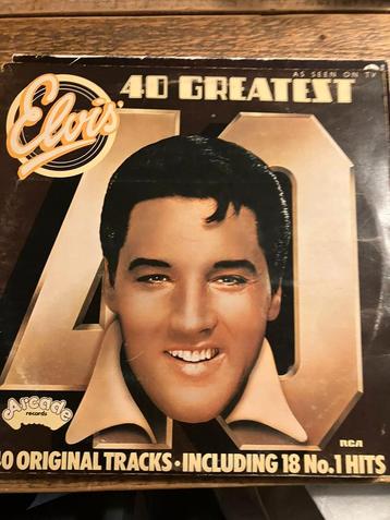 Elvis - 40 Greatest Hits LP beschikbaar voor biedingen