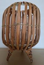 Rotan Windlicht met Glas, Ophalen, Gebruikt, 25 tot 50 cm, Bruin