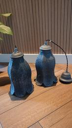 Set van 2 leuke hanglampen, Huis en Inrichting, Lampen | Hanglampen, Ophalen, Zo goed als nieuw, Minder dan 50 cm