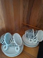 Illy Espresso Kopjes en Schotels - Set van 4, Ophalen, Zo goed als nieuw, Overige stijlen, Kop(pen) en/of Schotel(s)