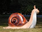 Beeld Slak XL - 100 cm - Polystone, Ophalen of Verzenden, Kunststof, Dierenbeeld