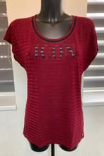 Poools shirt / t-shirt / top wijnrood bordeauxrood L | 40, Verzenden, Maat 42/44 (L), Zo goed als nieuw, Korte mouw