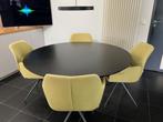 Mobitec eetkamerstoelen type " Moods ", Huis en Inrichting, Stoelen, Ophalen, Gebruikt, Metaal, Vier
