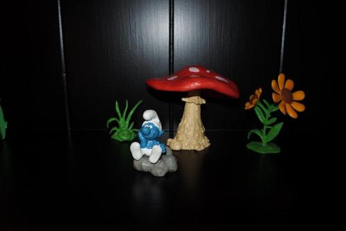 Smurfen Playset 40060 Gele Bloemen compleet, Verzamelen, Smurfen, Zo goed als nieuw, Huisje of Attribuut, Overige Smurfen, Verzenden