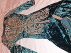 Marokkaanse kaftan ,velours, groen, Legging, Maat 40/42 (M), Ophalen of Verzenden, Zo goed als nieuw