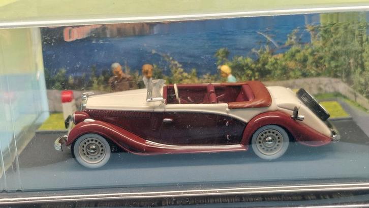 La Salmson 1/43 diorama altaya la route bleue, Hobby en Vrije tijd, Modelauto's | 1:43, Nieuw, Auto, Overige merken, Ophalen of Verzenden