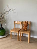 Schilte schoolstoeltjes retro vintage hoogte 33 cm, Kinderen en Baby's, Kinderkamer | Tafels en Stoelen, Ophalen of Verzenden