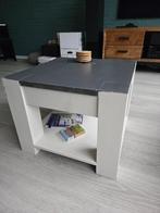 bijzettafeltje/salontafeltje, Minder dan 55 cm, Gebruikt, Rond, Hout