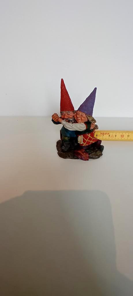 Classic gnomes david de kabouter 2001, Tuin en Terras, Tuinbeelden, Gebruikt, Tuinkabouter, Kunststof, Ophalen of Verzenden