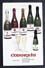 Reclame Codorniu, cava (mousserende wijn), Spaanse kaart, Verzenden, 1940 tot 1960, Ongelopen, Overige thema's