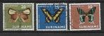 Suriname Lp 48 t/m Lp 50, Postzegels en Munten, Postzegels | Suriname, Ophalen of Verzenden, Gestempeld