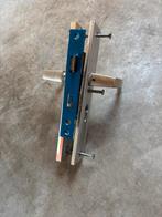Veiligheidsbeslag + kruk + slot, Doe-het-zelf en Verbouw, Hang- en Sluitwerk, Ophalen of Verzenden, Gebruikt, Klink of Kruk