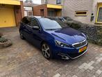 Peugeot 308 1.2 GT-Line Puretech 2016 |Nav|Pano|Denon|leer|, Zwart, 1199 cc, 1165 kg, Blauw