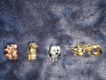 Set van 4 Disney bedels – geen originele Pandora beschikbaar voor biedingen