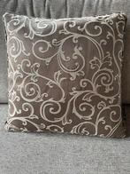 SIER KUSSEN BRUIN/TAUPE 40x40CM, Ophalen of Verzenden, Gebruikt, Bruin, Vierkant