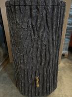 Regenton boomstam 300L - realistisch!, Zwart, Rond, Nieuw, Ophalen of Verzenden