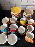 Gekleurde kopjes van Dalmen, Huis en Inrichting, Keuken | Servies, Ophalen of Verzenden, Gebruikt, Overige stijlen, Kop(pen) en/of Schotel(s)