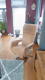 Relaxfauteuil kleur cognac, Ophalen, Minder dan 75 cm, 50 tot 75 cm