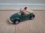 Kerst VW kever cabrio groen in kerstman, versiering., Diversen, Kerst, Ophalen of Verzenden, Gebruikt