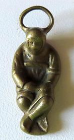 Uit inboedel: Bodemvondst bronzen hanger monnik? Ridder?, Verzenden