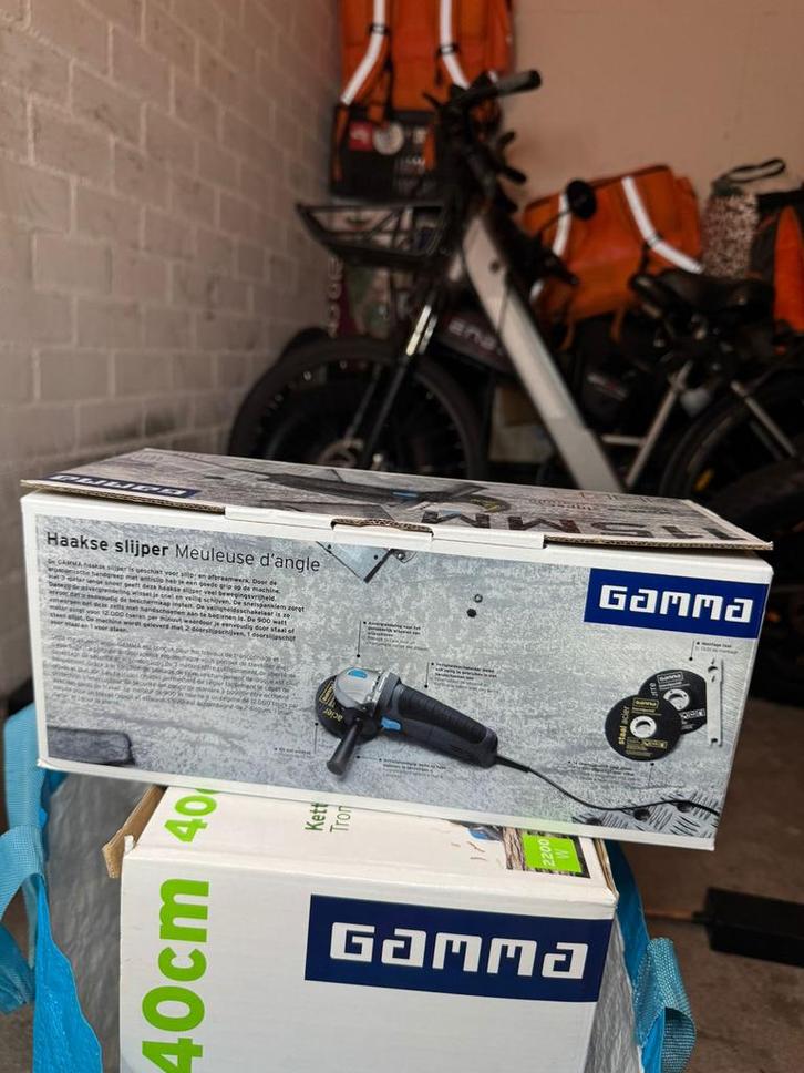GAMMA Haakse Slijper HS-115HP-2 Nieuw in Doos, Doe-het-zelf en Verbouw, Gereedschap | Schuurmachines, Nieuw, Overige typen, 600 tot 1200 watt