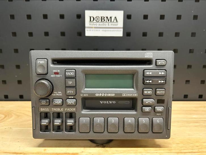 Volvo SC-805 radio GRIJS Volvo C70 S70 V70 classic, Auto diversen, Autoradio's, Gebruikt, Ophalen of Verzenden