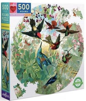 eeBoo - Hummingbirds - 500 stukjes, Hobby en Vrije tijd, Denksport en Puzzels, Nieuw, Legpuzzel, 500 t/m 1500 stukjes, Ophalen of Verzenden