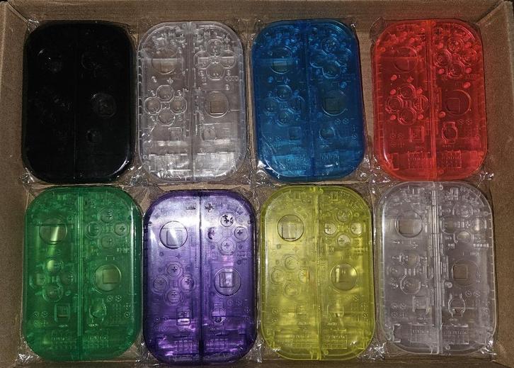 Nintendo Switch - Joy-cons Shells (Transparant), Spelcomputers en Games, Spelcomputers | Nintendo Switch, Gebruikt, Switch Original