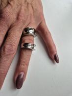 2 CK stalen ringen, maat 16.5mm, zgan, Sieraden, Tassen en Uiterlijk, Ringen, Overige kleuren, IJzer of Staal, Ophalen of Verzenden
