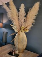 Grote gouden vaas van Snuf and Shoes, Overige materialen, 50 tot 75 cm, Geel, Ophalen of Verzenden