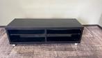Tv meubel, hoogglans zwart, Ophalen, Gebruikt, 100 tot 150 cm, Nb