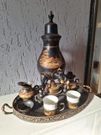 Antieke Kraantjeskan met Servies en Dienblad, Ophalen of Verzenden