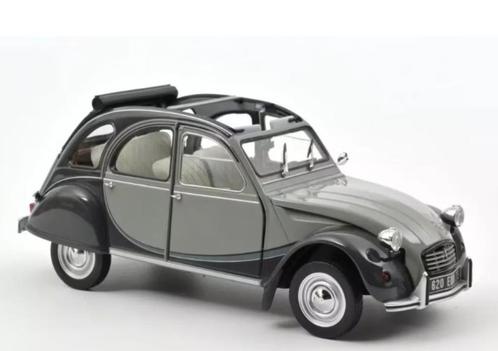 Citroen 2CV Charleston grijs 1983 1/18 NOREV ref: 181487, Hobby en Vrije tijd, Modelauto's | 1:18, Nieuw, Auto, Norev, Verzenden