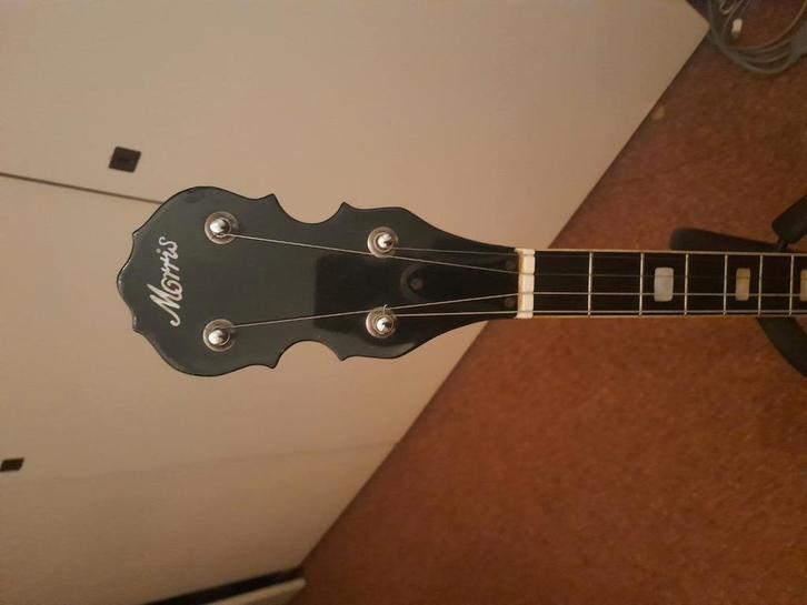 Morris tenorbanjo, Muziek en Instrumenten, Snaarinstrumenten | Banjo's, Gebruikt, Tenorbanjo, Ophalen of Verzenden