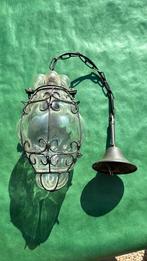Glazen Venetiaanse Hanglamp, Huis en Inrichting, Lampen | Hanglampen, Ophalen, Gebruikt, Minder dan 50 cm
