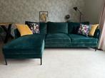 Donkergroene Velvet Bank, Ophalen, Zo goed als nieuw, Stof