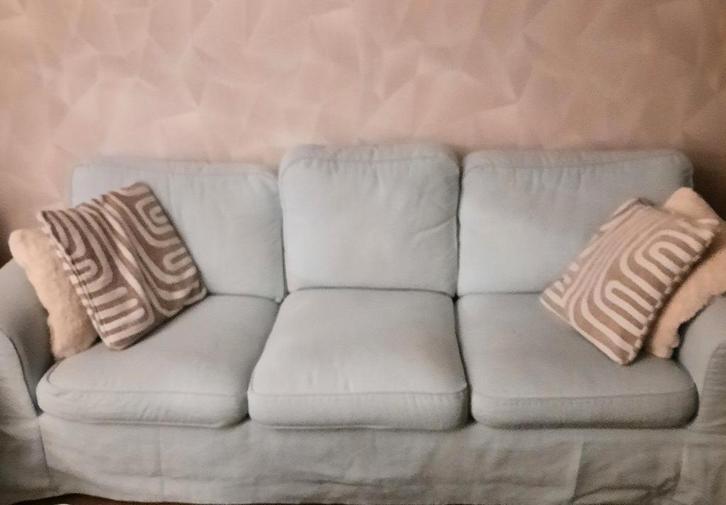 Ikea Ektorp bank 2 en 3 zits vandaag gratis ophalen, Huis en Inrichting, Banken | Bankstellen, Gebruikt, Ophalen