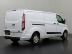 Ford Transit Custom 2.0TDCi 130Pk Lang | Airco | Cruise | 3-, Stof, Gebruikt, Wit, LED verlichting