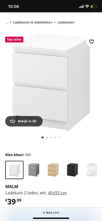Malm ladekast