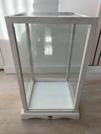 Riverdale Stolp groot Hout & Glas - Zie Foto's!, Ophalen, Minder dan 50 cm, Gebruikt, Glas