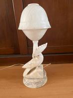 Albasten lamp met papegaai / kaketoe, Ophalen of Verzenden, Zo goed als nieuw, X, Minder dan 50 cm